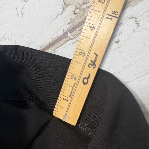 Pronto Uomo Men's dress pants black 100% wool flat front size 38/32 - Picture 9 of 9